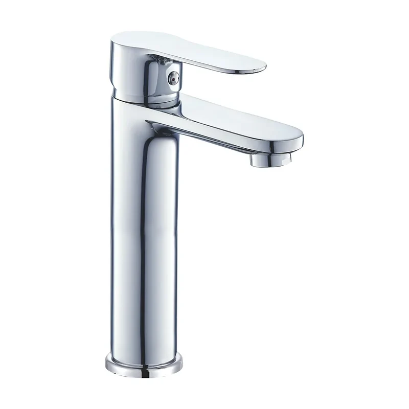 Grifo de lavabo alto para pica monomando redondo en cromado Viar de Valaz