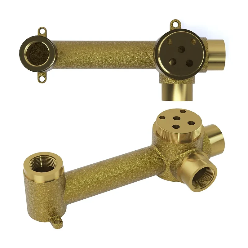 Grifo de lavabo empotrado monomando con caño de 21 cm en cromado Cenia de Valaz