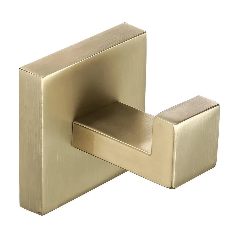 Percha cuadrada dorado cepillado de Valaz