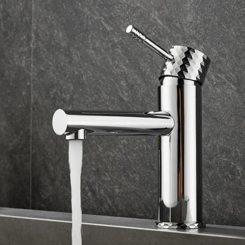 Grifo de lavabo monomando con cartucho cerámico de 35 mm en cromado Birim de Valaz