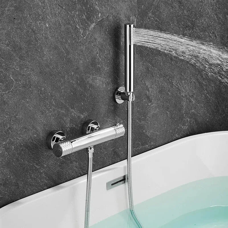 Grifo de ducha termostático cromado maneta luxury Birim de Valaz