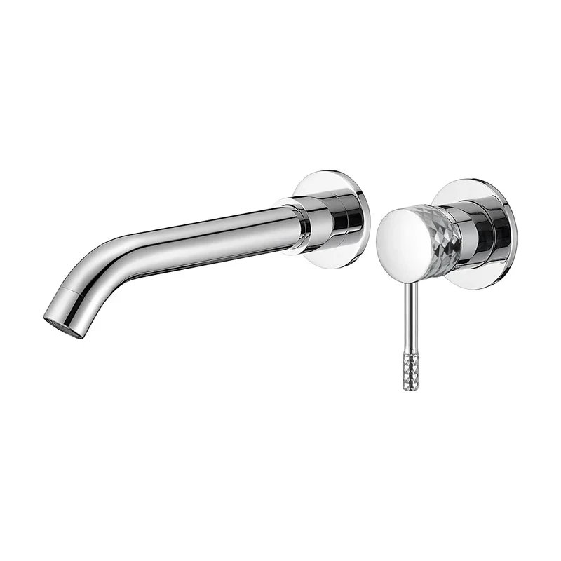 Grifo de lavabo empotrado monomando con maneta luxury en cromado Ofin de Valaz