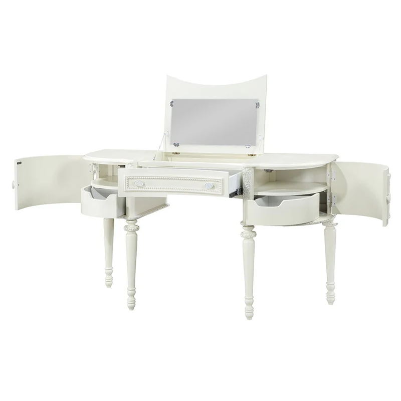 Dorothy - Vanity Desk & Mirror - Ivory
