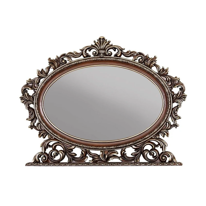 Devany - Oval Mirror - Cherry