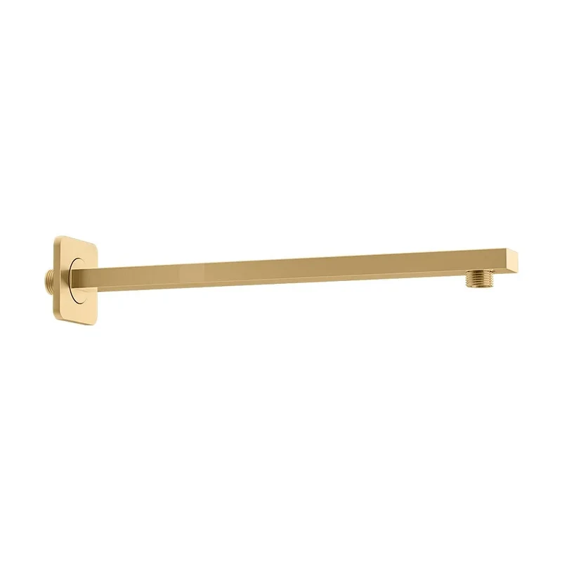 Soporte de pared cuadrado oro mate con protección PVD de Valaz