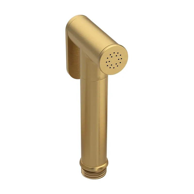Spray grifo bidé empotrado diseño redondo oro mate con protección PVD de Valaz