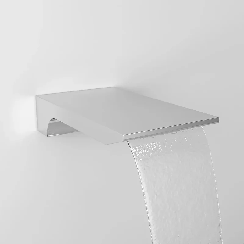 Caño cascada cromado con rosca 1/2 pulgada TJ007 de Valaz