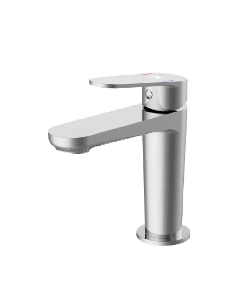 Grifo monomando para lavabo con cartucho cerámico y acabado cromado Fine Källa