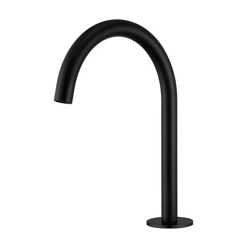 Caño de grifo negro mate con diseño moderno y duradero Aragón Valaz