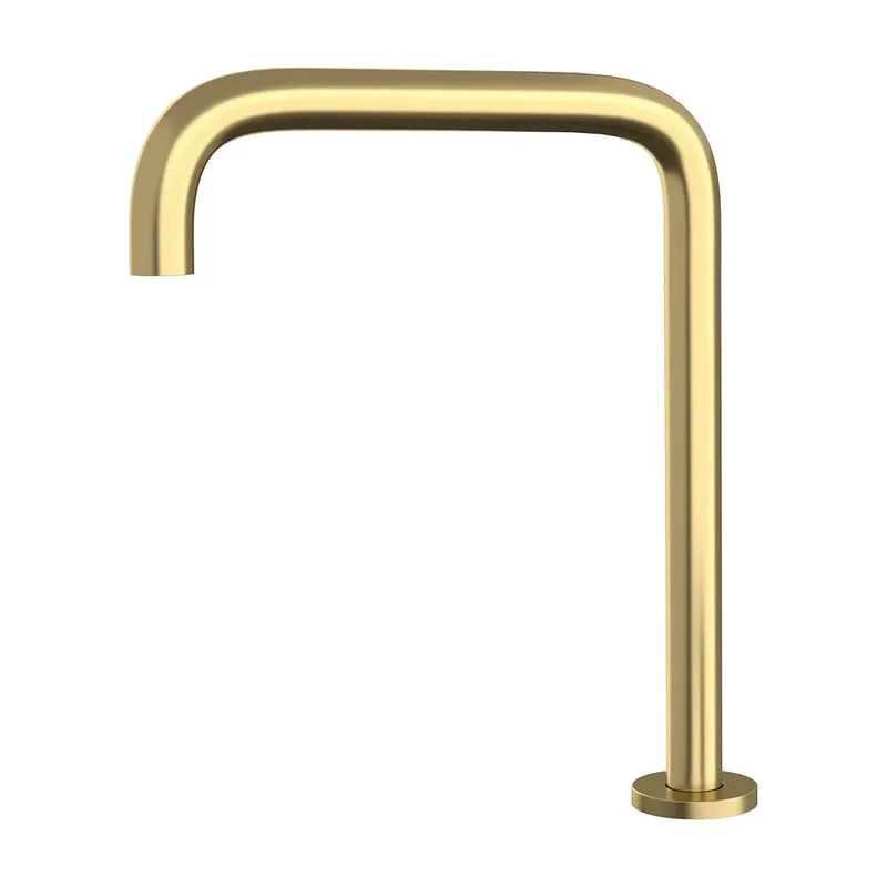 Caño diseño moderno en oro mate giro 360 grados acero de alta calidad Guadalope Valaz