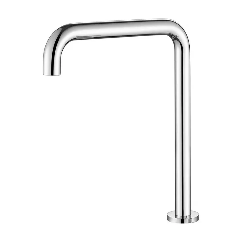 Caño de grifo cromado giro 360 diseño moderno sobrio Guadalope Valaz