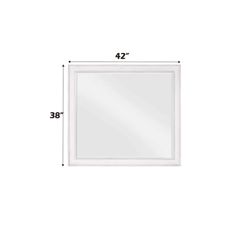 Katia - Mirror - Rustic Gray & Weathered White