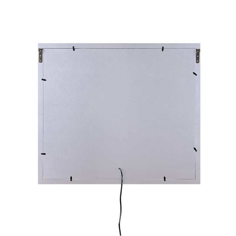 Noralie - 28" X 32" Accent Mirror - Mirrored & Faux Diamonds