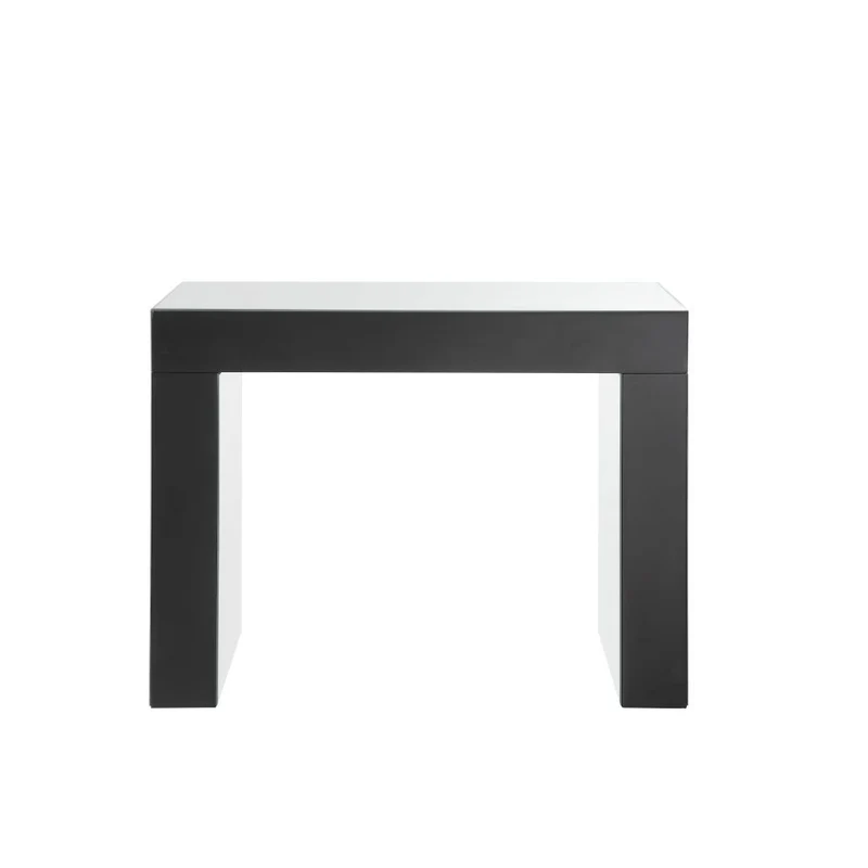 Nysa - 31" Vanity Desk - Mirrored & Faux Crystals