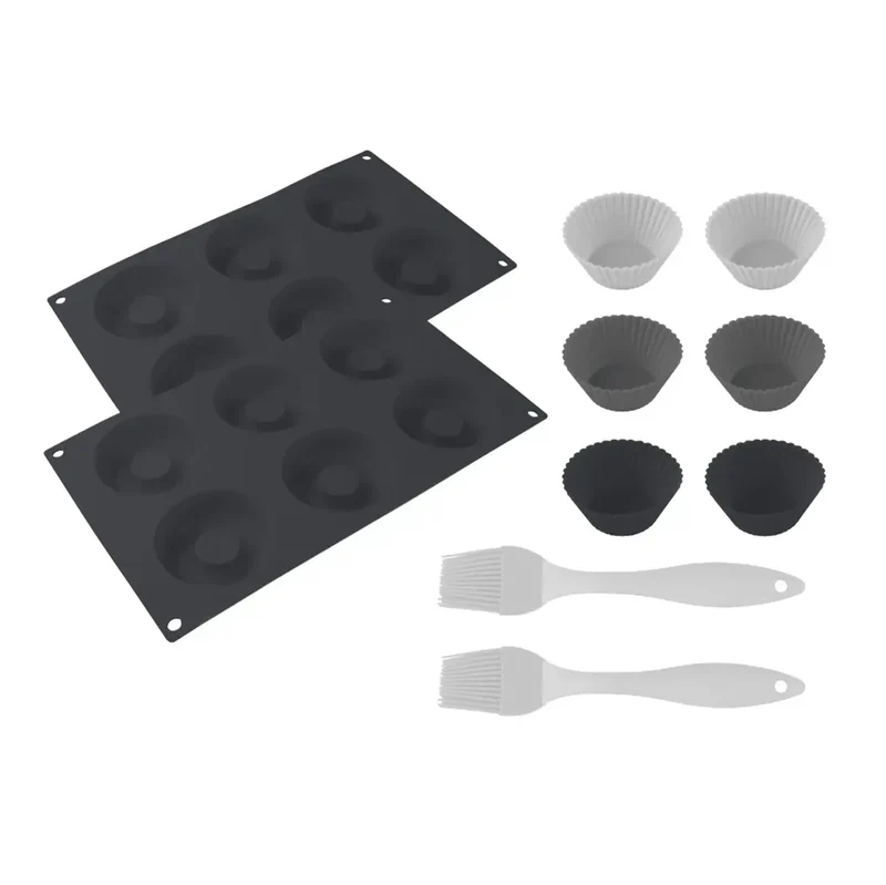 Accesorios de silicona de calidad para freidoras de aire Cecofry SweetBake xl Moldes para donas y magdalenas Cecotec