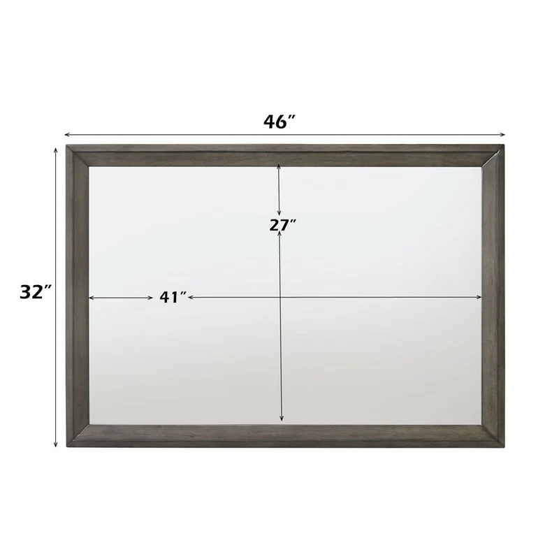 Escher - Mirror - Gray Oak