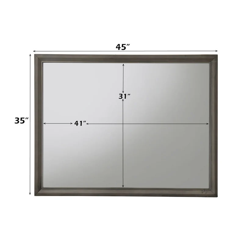 Carine II - Mirror - Gray
