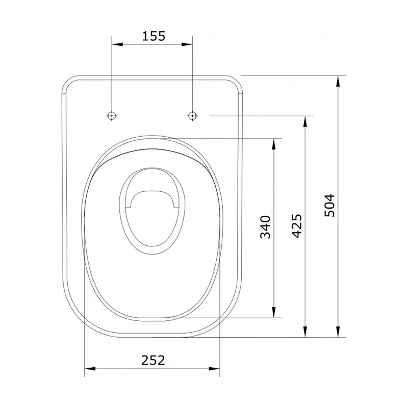 Inodoro Suspendido Rimflush Look Unisan Blanco