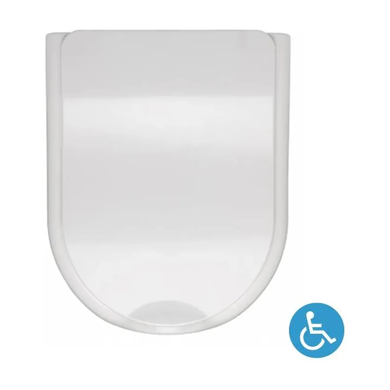 Inodoro Suspendido Adaptado Movilidad Reducida New WCCare Unisan Blanco