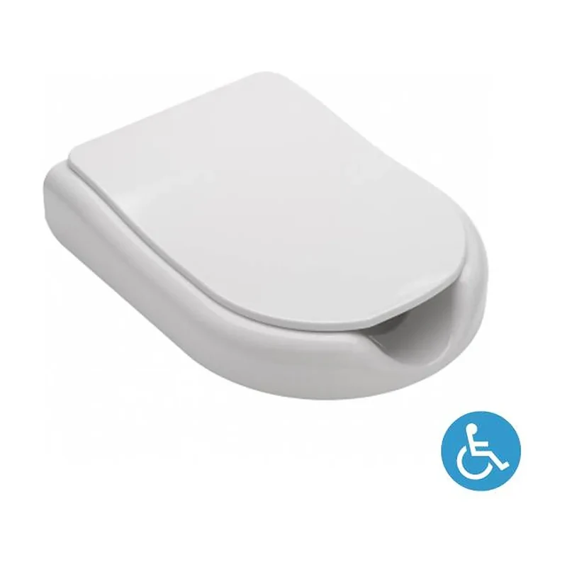 Inodoro de Suelo Adaptado Movilidad Reducida New WCCare Unisan Blanco