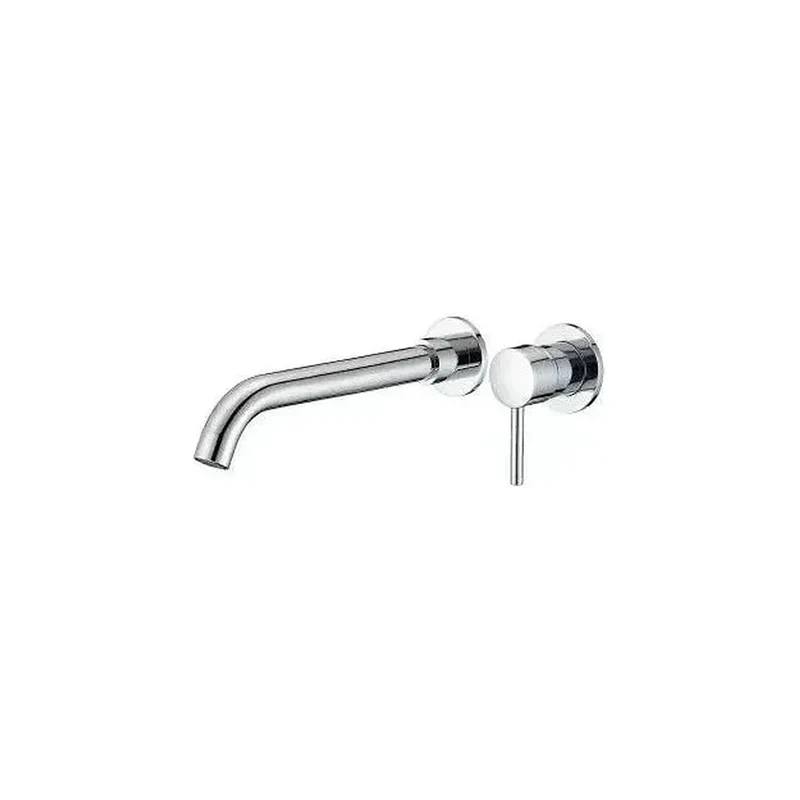 Grifo de lavabo empotrado monomando de 26 cm en latón cromado Guadiana de Valaz