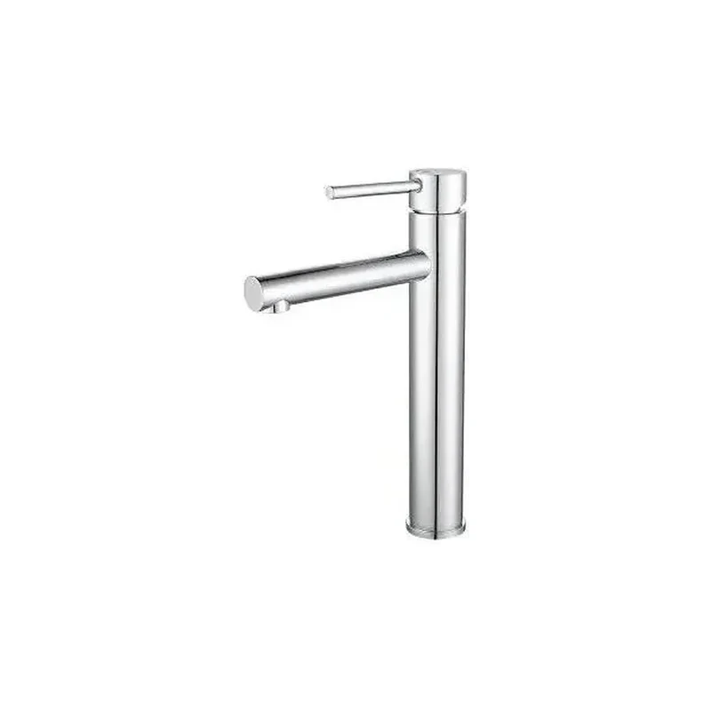 Grifo de lavabo alto monomando de agua fría con caño recto en cromado Nansa de Valaz