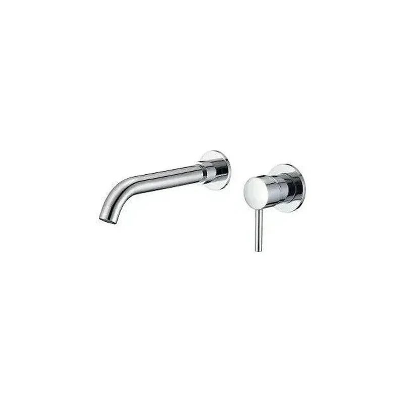 Grifo de lavabo empotrado monomando de 21 cm en latón cromado Guadiana de Valaz