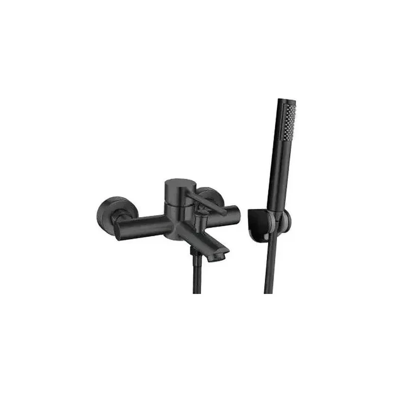 Grifo para bañera y ducha monomando con cartucho cerámico en negro mate Palancia de Valaz