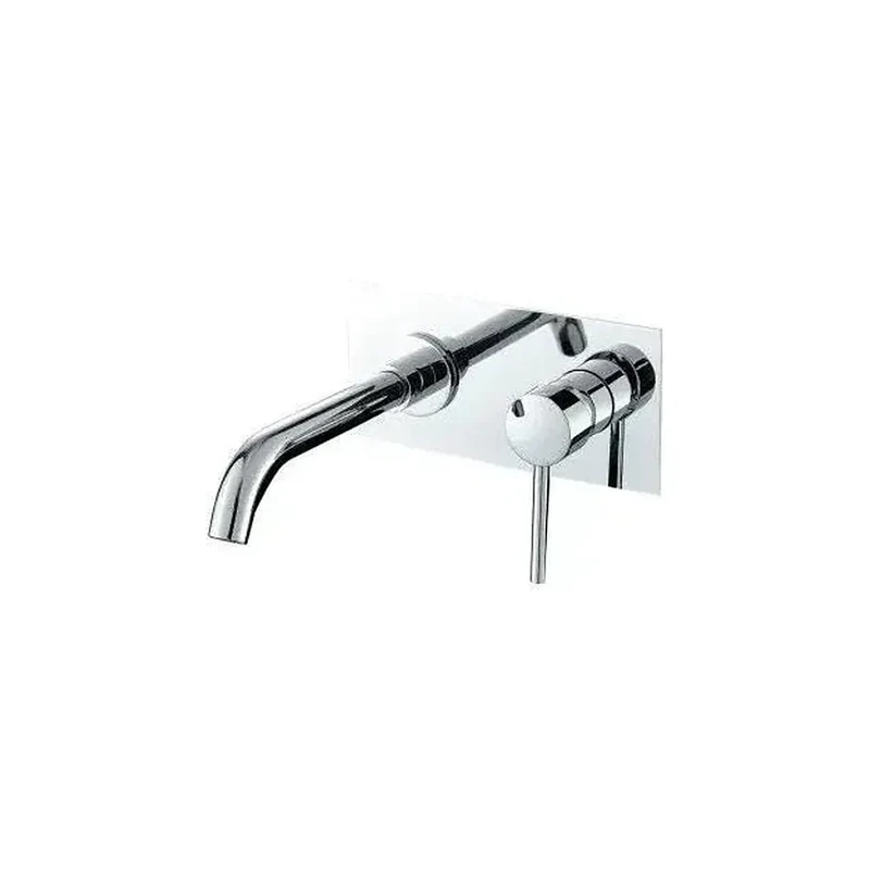 Grifo de lavabo empotrado monomando en latón cromado Jucar de Valaz