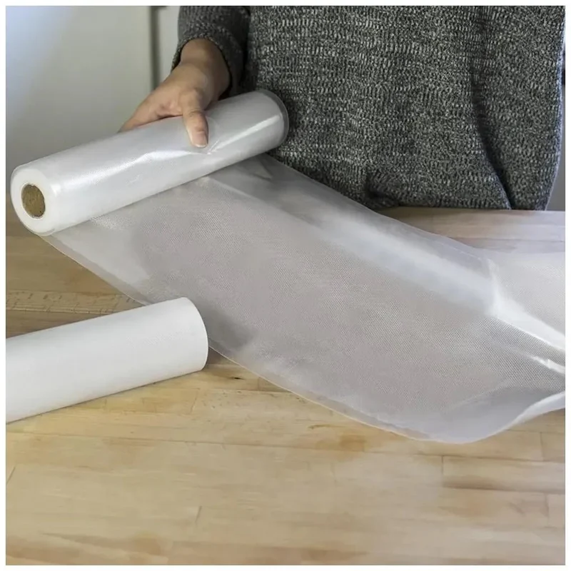 Rollos de Envasado al Vacío 20x600 cm: BPA-Free, Aptos para Sous Vide y Microondas de Cecotec