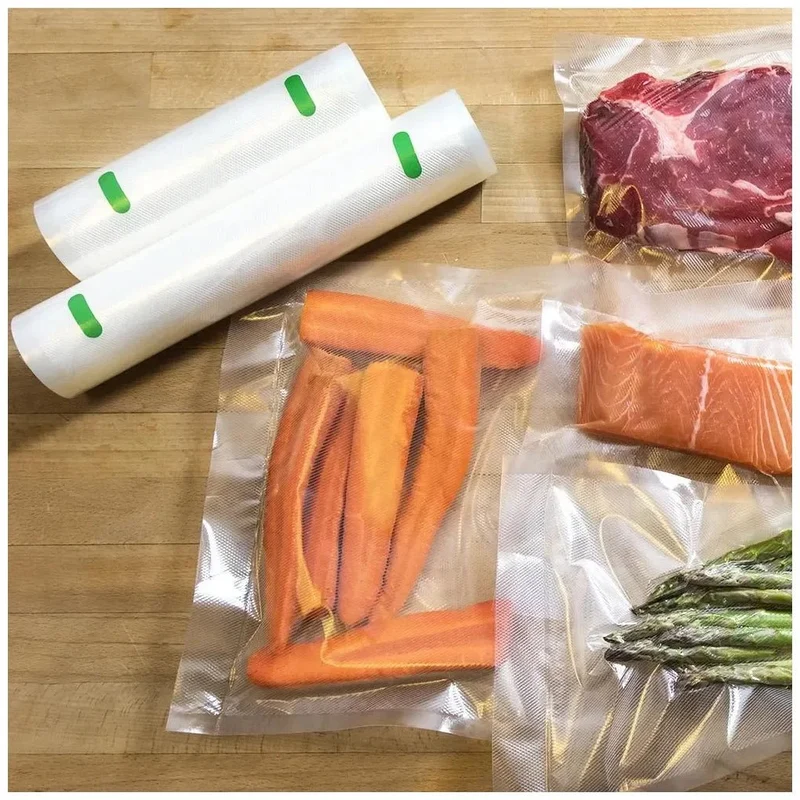 Rollos de Envasado al Vacío 20x600 cm: BPA-Free, Aptos para Sous Vide y Microondas de Cecotec