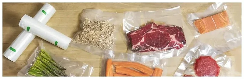 Rollos de Envasado al Vacío 20x600 cm: BPA-Free, Aptos para Sous Vide y Microondas de Cecotec