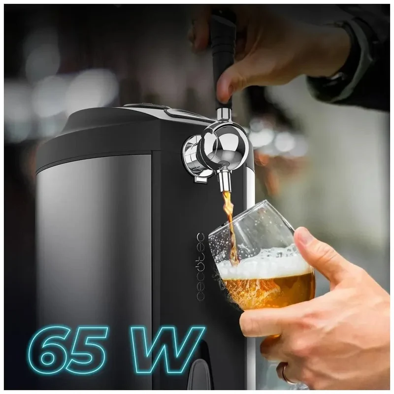 Dispensador de Cerveza Inoxidable con Enfriamiento Rápido y Ajuste de Temperatura de Cecotec
