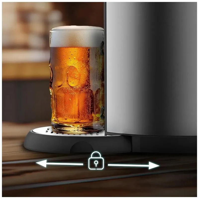 Dispensador de Cerveza Inoxidable con Enfriamiento Rápido y Ajuste de Temperatura de Cecotec