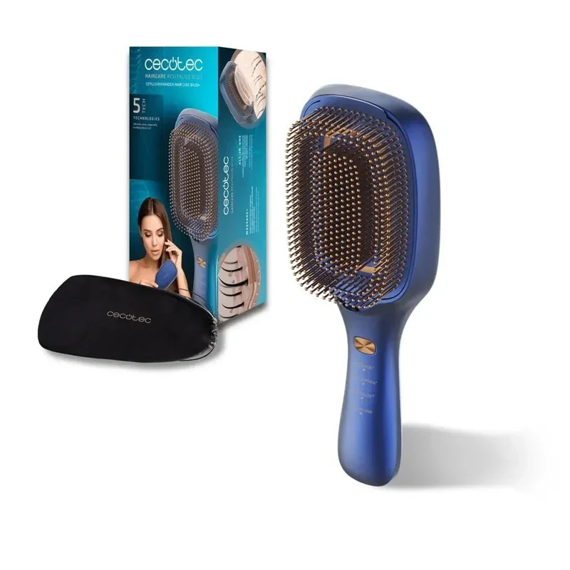 Cepillo HairCare Revitalize Blue Innovación en cuidado capilar con 5 tecnologías Cecotec