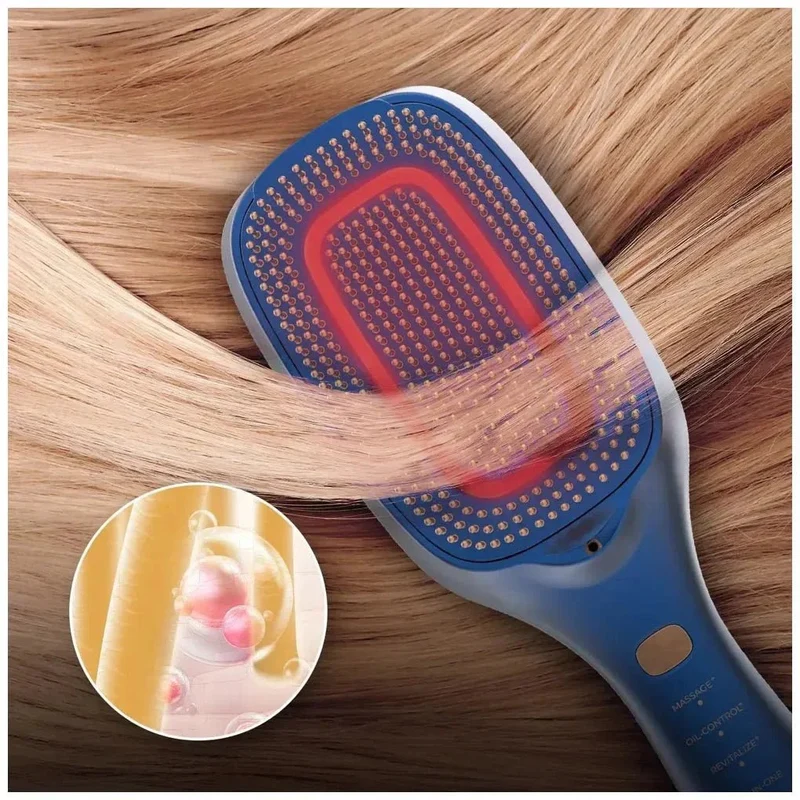 Cepillo HairCare Revitalize Blue Innovación en cuidado capilar con 5 tecnologías Cecotec
