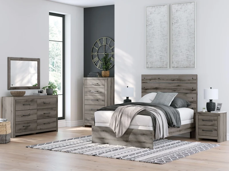 Graystorm - Bedroom Mirror - Brown Gray