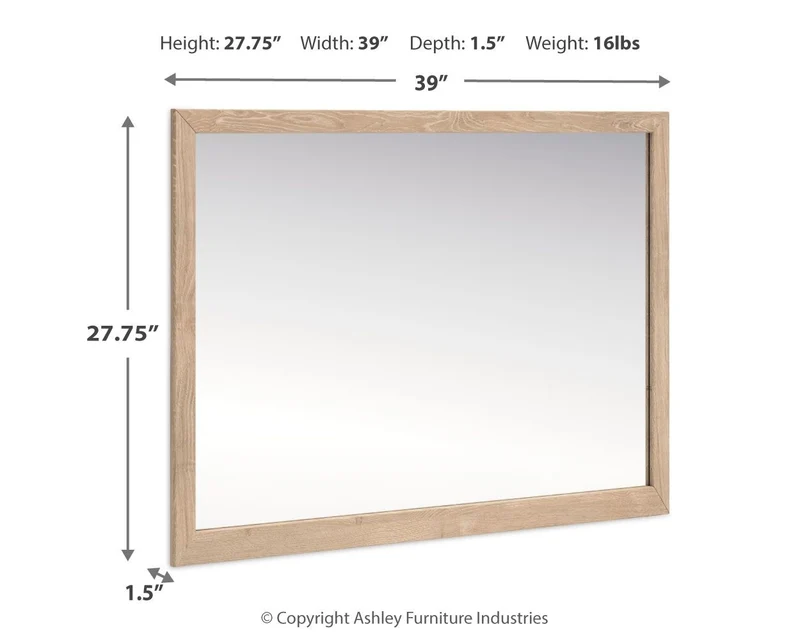 Cielden - Bedroom Mirror - Tan