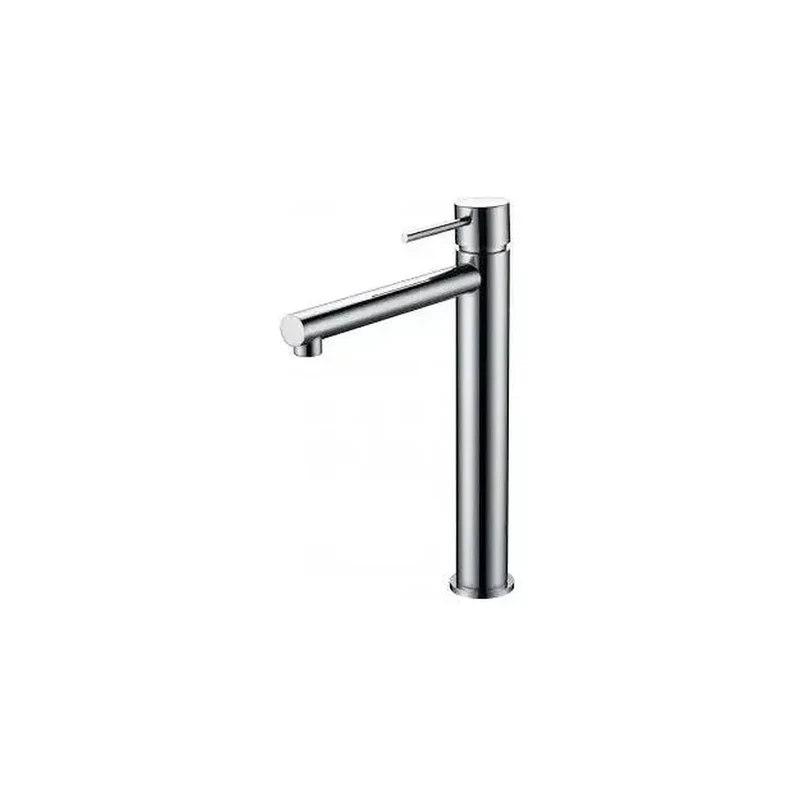 Grifo monomando para lavabo de caño alto fabricado en latón de acabado cromado Milos de Imex