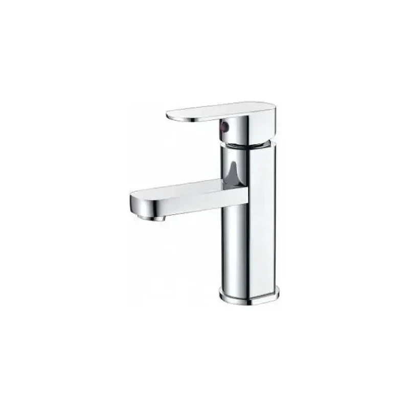 Grifo monomando cromado para lavabo con rótula orientable 14,5x18,5 cm Liverpool de Imex