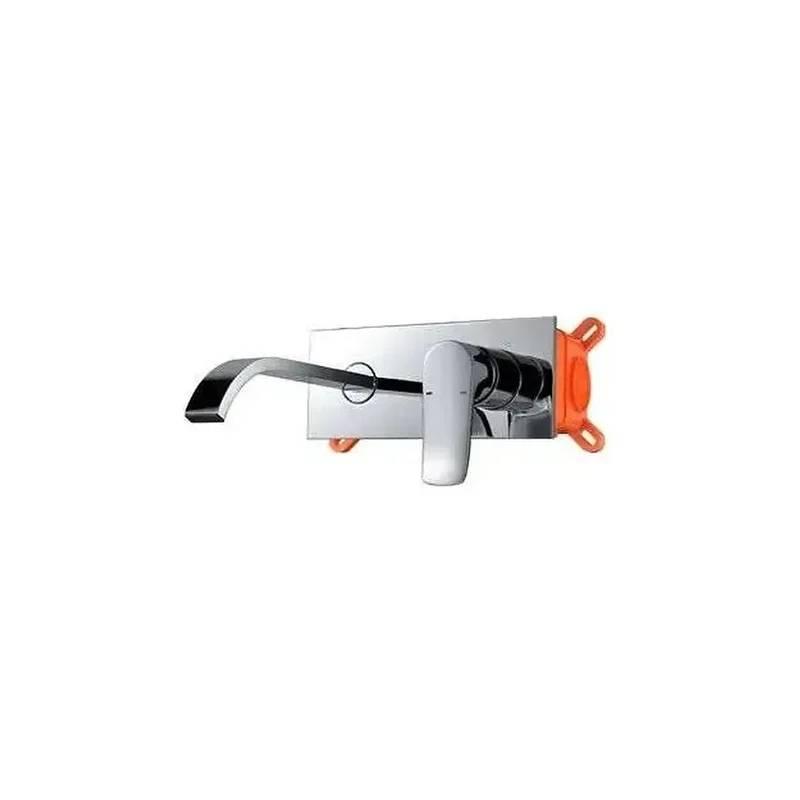 Grifo monomando para pared con un diseño moderno y un acabado moderno Malta de Imex