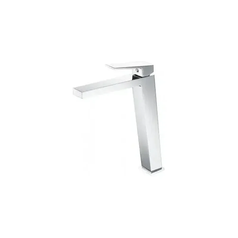 Grifo monomando de diseño alto para lavabo fabricado en latón de acabado cromado Art de Imex