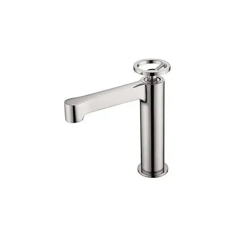Grifo monomando para lavabo fabricado en latón con cierre cerámico de acabado cromado Olimpo de Imex