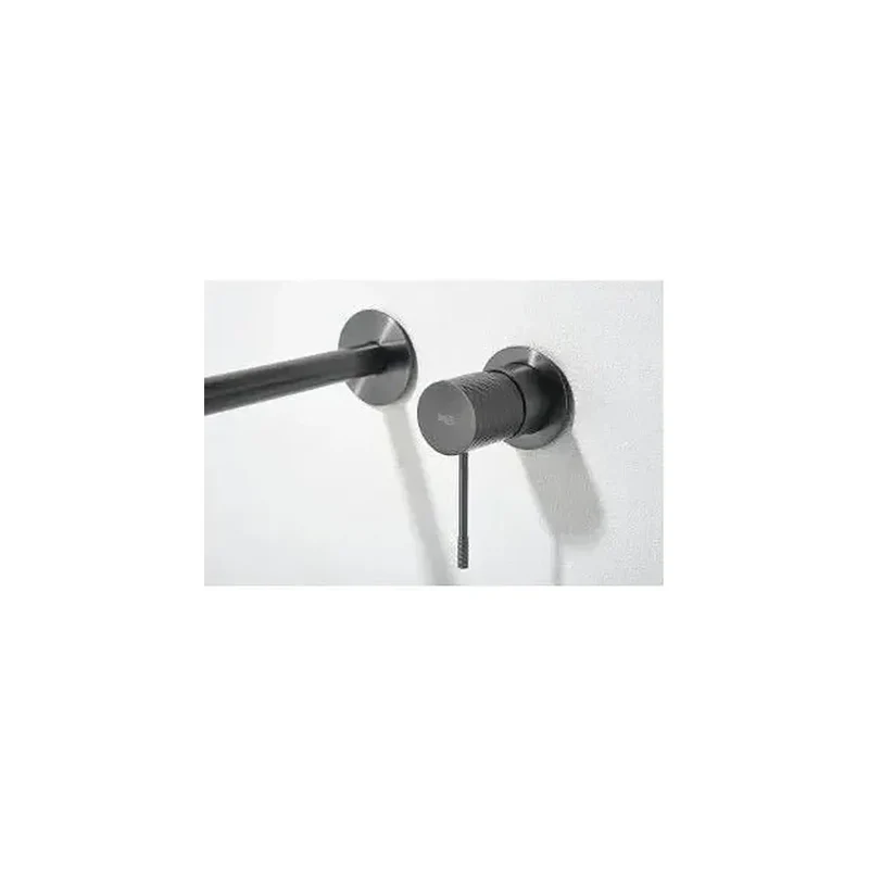 Grifo monomando empotrado para lavabo hecho de latón con acabado negro metalizado Genova de Imex