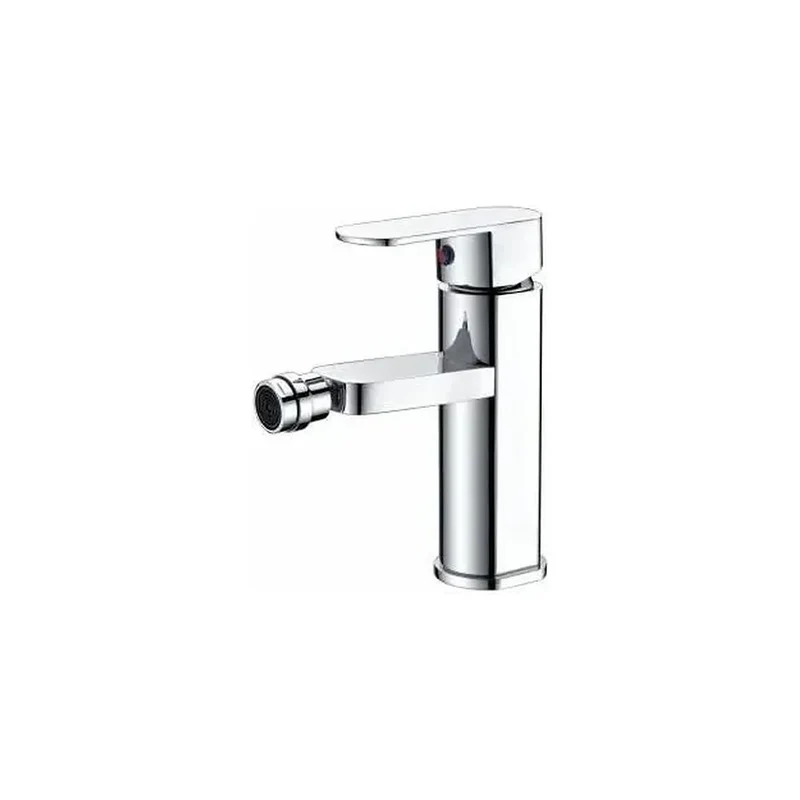 Grifo monomando de latón cromado con rótula orientable para bidé Liverpool de Imex