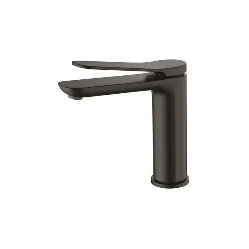 Grifo monomando para lavabo con discos cerámicos y un acabado negro mate Dinamarca de Imex