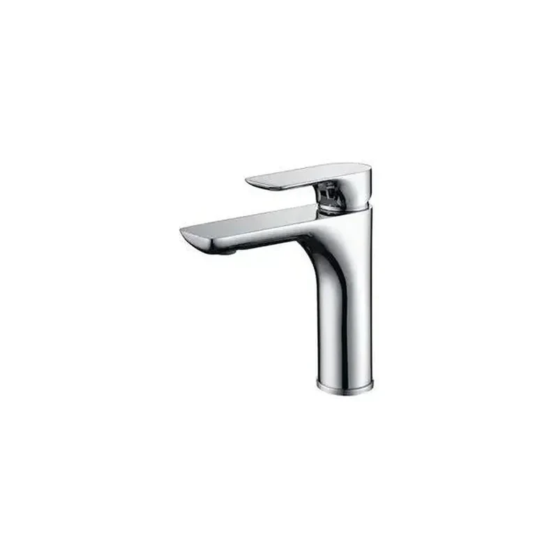 Grifo monomando para lavabo de diseño moderno fabricado en latón de acabado cromado Nassau de Imex