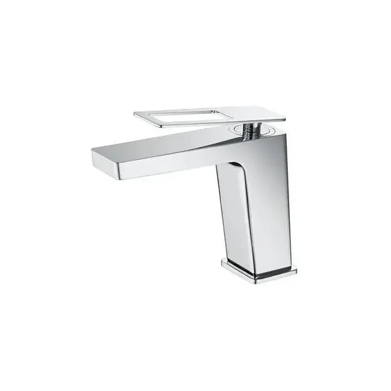 Grifo monomando para lavabo fabricado en latón cromado con un caño recto Suecia de Imex