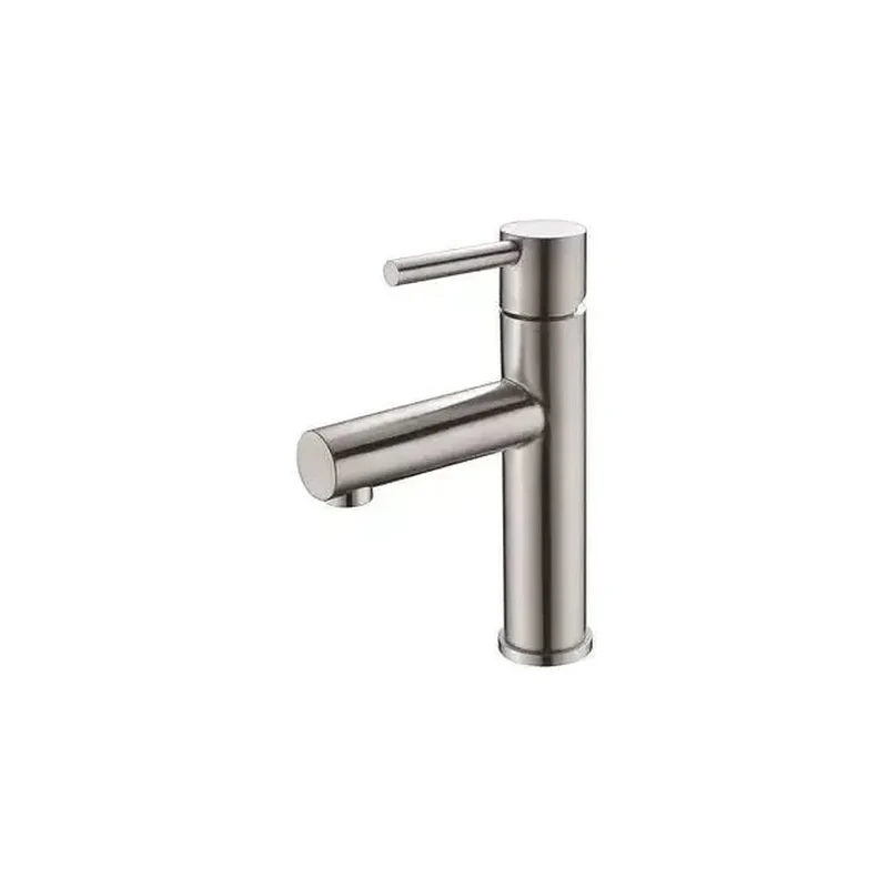 Grifo monomando para lavabo en acero de alta resistencia acabado cromo Imex