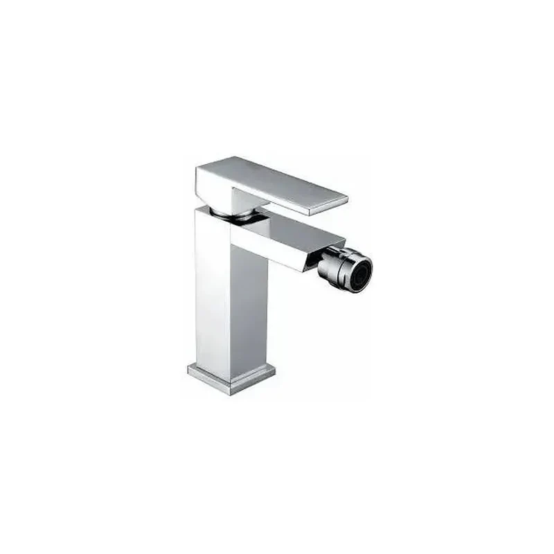 Grifo monomando de latón cromado con rótula orientable para bidé 14,6x14,6 cm Valencia de Imex